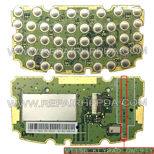 Keypad PCB (QWERTY) (VT158) Replacement for Symbol MC75, MC7506, MC7596, MC7598